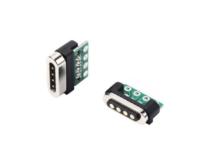 4 Pin Magnetic Pogo Pin Connector 4 Pin Magnetic Pogo Pin Connector