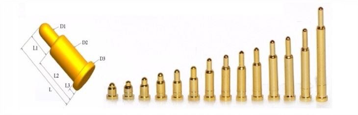 Spring Pogo pinnar fyrir segulmagnaðir tengi