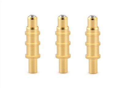 Fjaðurhlaðinn kúlupunktur Pogo pinnatengi