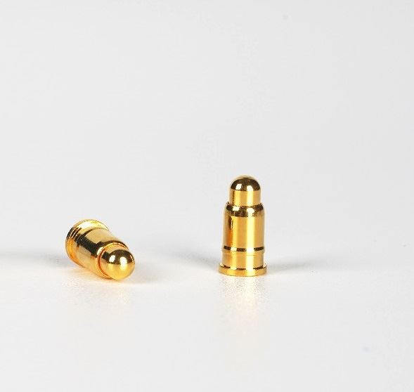 Fjaðurhlaðinn gullhúðun Pogo Pin